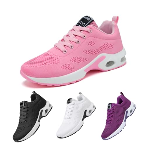 OrthoCare Premium-Komfort Fußbekleidung WSNCKT Damen Atmungsaktive Mesh Laufschuhe - Leichte Turnschuhe, Bequeme Sportschuhe, Vielfältige Sneaker für Running & Alltag von MEIION