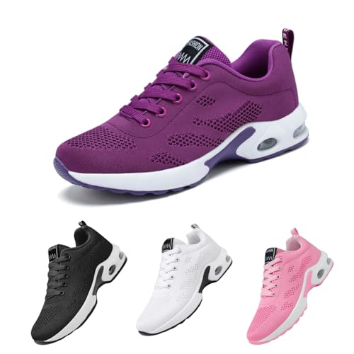 OrthoCare Premium-Komfort Fußbekleidung WSNCKT Damen Atmungsaktive Mesh Laufschuhe - Leichte Turnschuhe, Bequeme Sportschuhe, Vielfältige Sneaker für Running & Alltag von MEIION