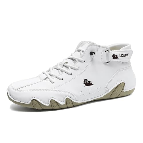 VitalStep - orthopädische, wasserdichte, atmungsaktive Barfußschuhe Italienische handgefertigte Stiefel mit Klettverschluss, atmungsaktive und rutschfeste Outdoor-Beck-Schuhe von MEIION