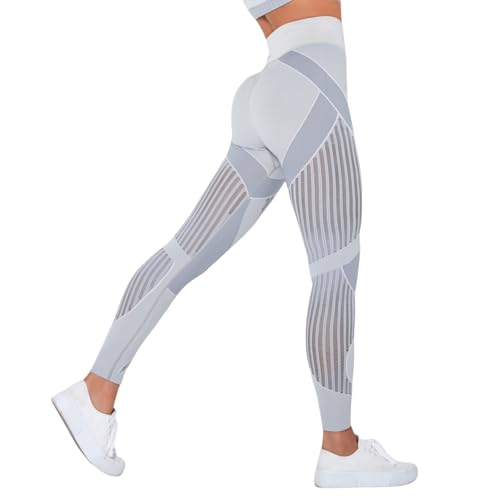 Wolff | Anti Cellulite Kompressions Leggings Hochwertige Damen Leggings mit hoher Taille, Nahtloser Fit, Butt Lift Yogahose, dehnbar für Workout, Fitness und Gym, komfortabel und stilvoll von MEIION