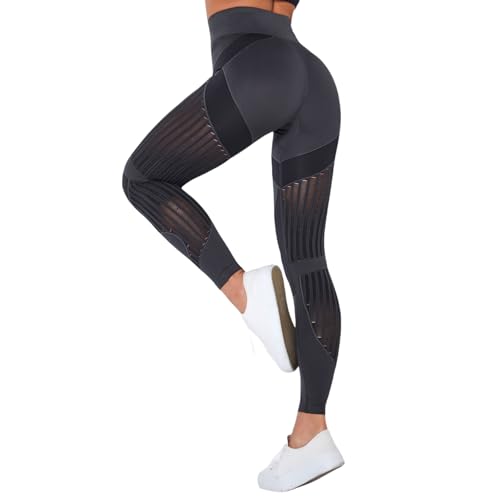 Wolff | Anti Cellulite Kompressions Leggings Hochwertige Damen Leggings mit hoher Taille, Nahtloser Fit, Butt Lift Yogahose, dehnbar für Workout, Fitness und Gym, komfortabel und stilvoll von MEIION