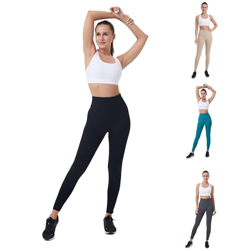 cellulu Anti-Cellulite LeggingsDamen Nahtlose Kompressions Leggings - Yoga & Fitnesshose mit Hoher Taille für Gym, Workout & Jogging - Bequeme Sporthose von MEIION