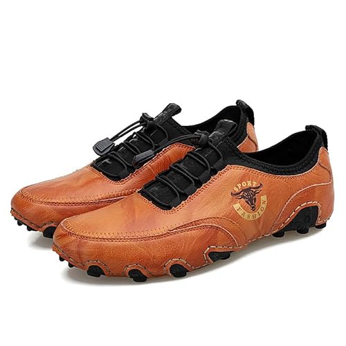 draussenfeet Herren Casual Fashion Bequeme Hochwertige Handgefertigte Leder Fahrende Schuhe Flache rutschfeste Freizeitschuhe Herrenschuhe Business Casual Schuhe Bequeme Walking Schuhe draussenfeet Herren Casual Fashion Bequeme Hochwertige Handgefertigte Leder Fahrende Schuhe Flache rutschfeste Freizeitschuhe Herrenschuhe Business Casual Schuhe Bequeme Walking Schuhe von MEIION