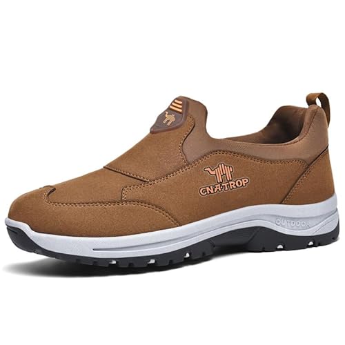 fliptfeets Herren Schuhe Herren Frühling Und Herbst Slip-On Lazy Soft Sole Leichte Sportschuhe Bequem, Ohne Schnürsenkel – Leichte Casual Sportschuhe für Freizeit und Gym von MEIION