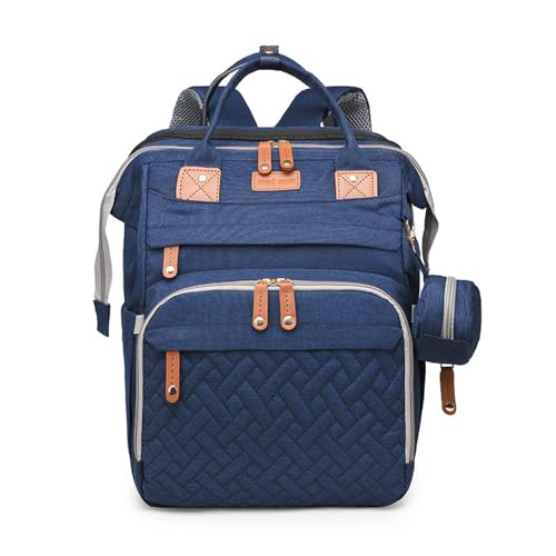 haltungshelfer BabyBliss Pro Wickeltasche Mit Wickelstation Multifunktionaler Wickelrucksack - Lässige Reisetasche für Windeln mit großer Kapazität von MEIION
