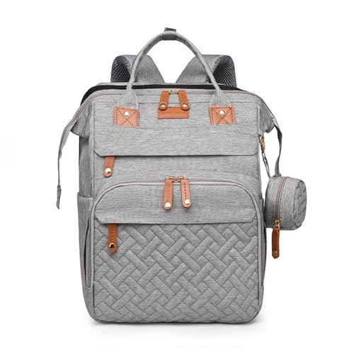 haltungshelfer BabyBliss Pro Wickeltasche Mit Wickelstation Multifunktionaler Wickelrucksack - Lässige Reisetasche für Windeln mit großer Kapazität von MEIION