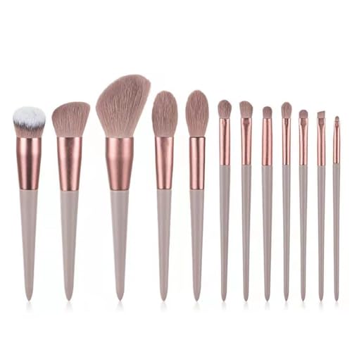 juststark Kosmetikpinsel Set, 13 tlg Professionelles Pinselset für Make up Premium Kosmetikpinsel für Foundation, Lidschatten und Gesicht von MEIION