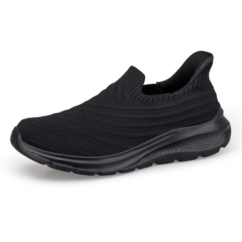 naturstep Hands Free - Anti-Schmerz Schuh zum Reinschlüpfen – Slip in Damen Atmungsaktive Slip on Sneakers Turnschuhe - Leichtgewichts Freizeit Schuhe für Laufen, Gehen, Yoga, Joggen und Gym von MEIION
