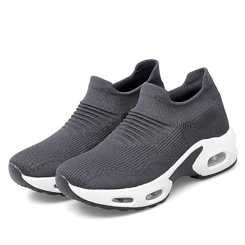 orthofree Wiesenblume Orthopädische Schuhe Mesh Bequeme Damen-Sneaker mit Luftkissen, rutschfest, Ideal für Arbeit, Reisen, Sport & Freizeit von MEIION