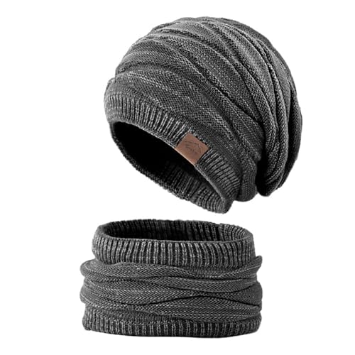 thermo profis thermoprofis FrostFit Duo - Termo Müitze und Schal-Set für den Winter Unisex Warmes 2 in 1 Wintermützen- und Schalset für Männer, Frauen und Jugendliche für kalte Tage von MEIION