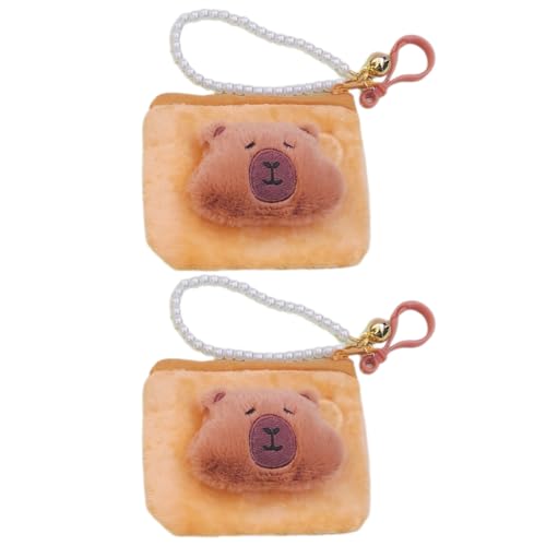 Capybara Kuscheltier 2er Set Plüschtier Geldbörse, süßes Capybara plüschtier, Kawaii Capybara Sachen Zubehör Capybara Kuscheltier 2er Set Plüschtier Geldbörse, süßes Capybara plüschtier, Kawaii Capybara Sachen Zubehör von MEIJINMEIYU
