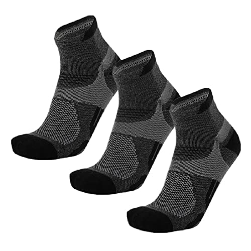 MeiKan Laufsocken Sneakersocken Für Herren&Damen(3er-Pack) Sportsocken für Fitness Laufen Joggen Triathlon Marathon Radfahren Running von MeiKan