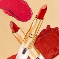 MEIKING - Matt Long-Lasting Lipstick - 3 Colors #02 Yuzu Sugar - 3.5g+3g von MEIKING