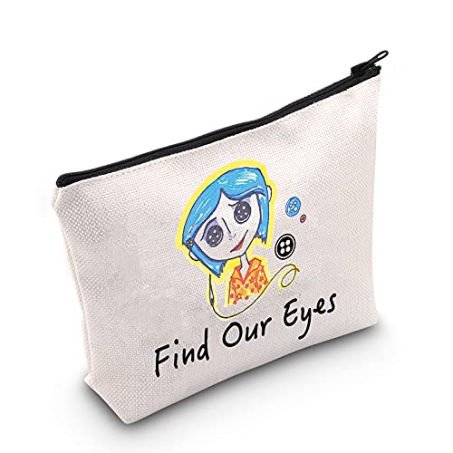 MEIKIUP Find Our Eyes The Secret Door Thriller Fantasy Cartoon Make-up Tasche Geschenk für Mädchen, Find Our Eyes Bag von MEIKIUP