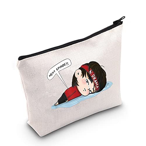 MEIKIUP K-Drama Mama Kosmetiktasche K-Pop Merchandise Koreanisches Drama Geschenk K-Drama Mädchen Make-up Tasche Geschenk Next Episode Aufbewahrungstasche, Next Episode Tasche, Unisex-Erwachsene von MEIKIUP