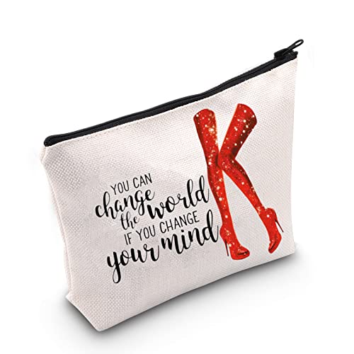 MEIKIUP Kinky Boots inspiriertes musikalisches Geschenk Kinky Boots Musik-Kosmetiktasche Organizer Tasche Broadway Musikliebhaber Geschenk Musiktheater Zitat, You Wickeltasche, 🌳 von MEIKIUP