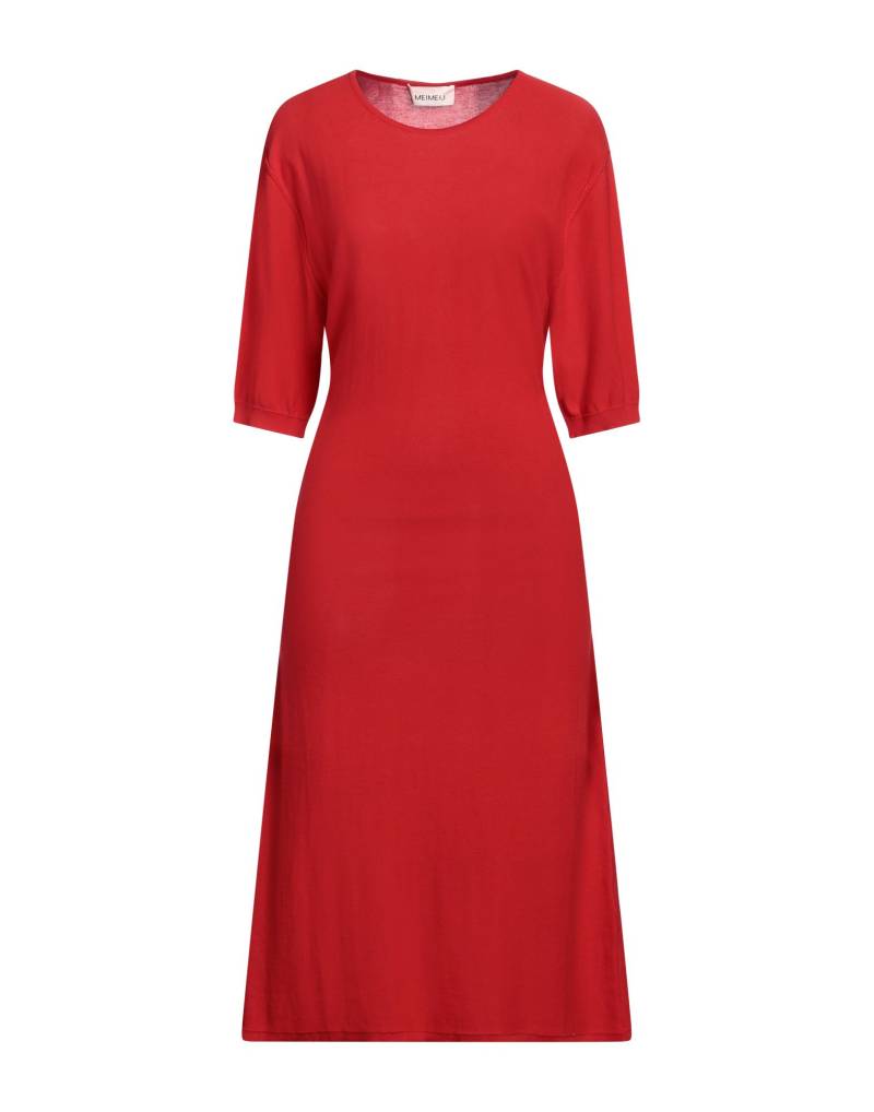 MEIMEIJ Midi-kleid Damen Rot von MEIMEIJ