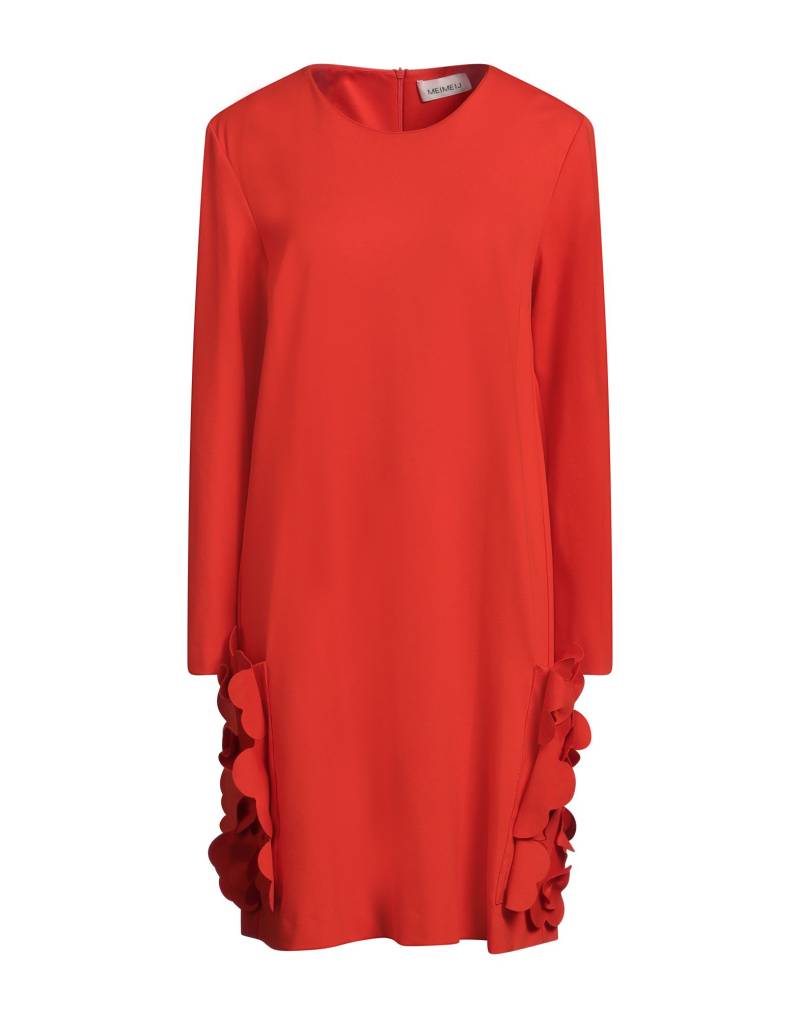 MEIMEIJ Mini-kleid Damen Tomatenrot MEIMEIJ Mini-kleid Damen Tomatenrot von MEIMEIJ