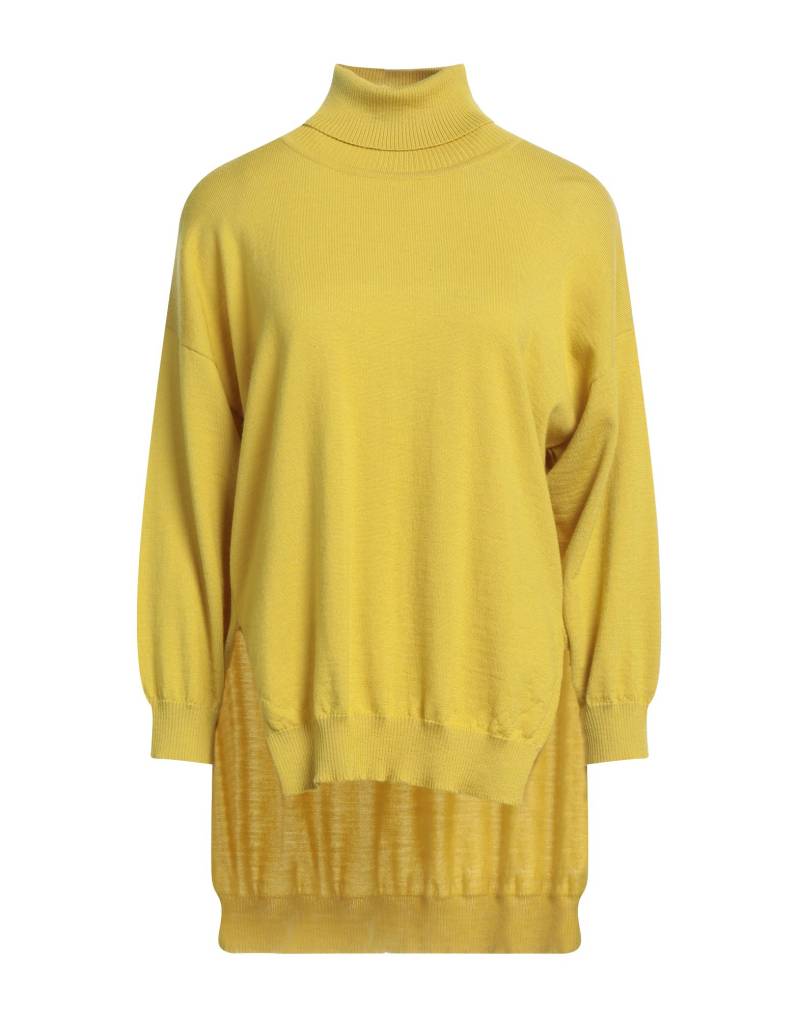 MEIMEIJ Rollkragenpullover Damen Gelb von MEIMEIJ