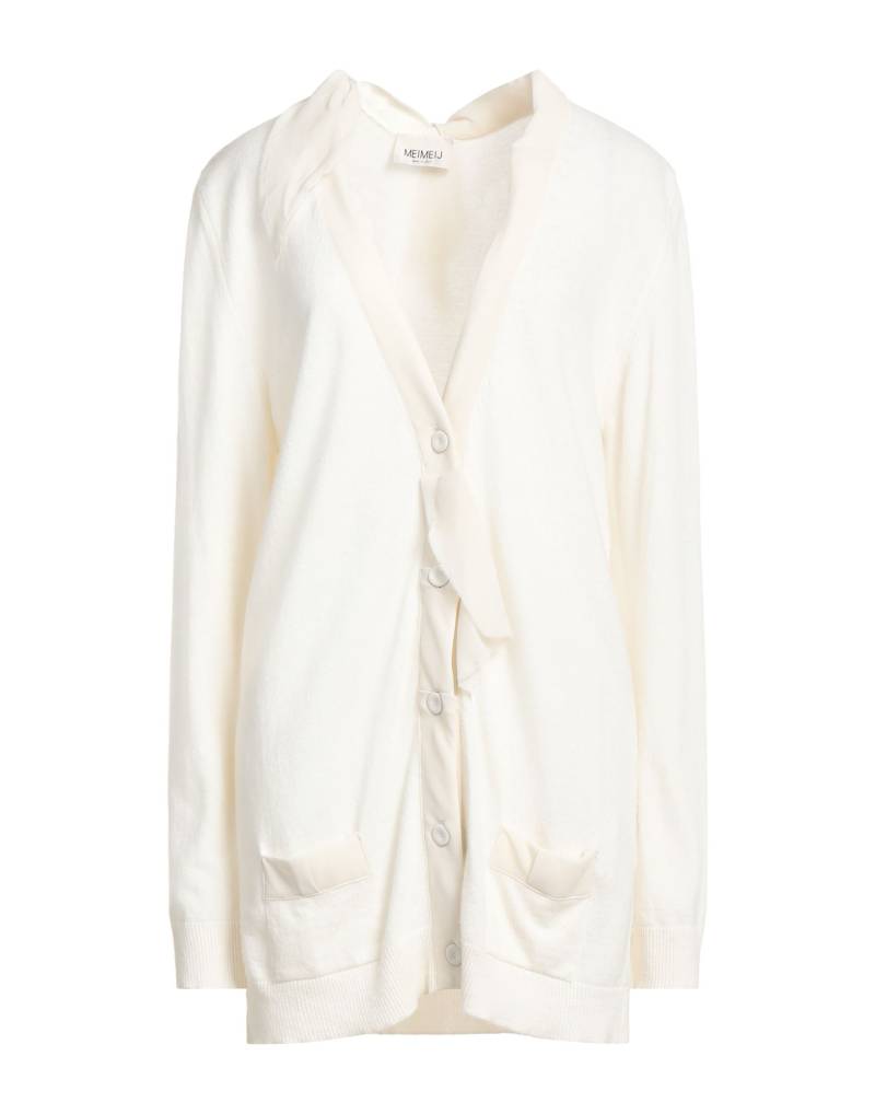MEIMEIJ Strickjacke Damen Off white von MEIMEIJ