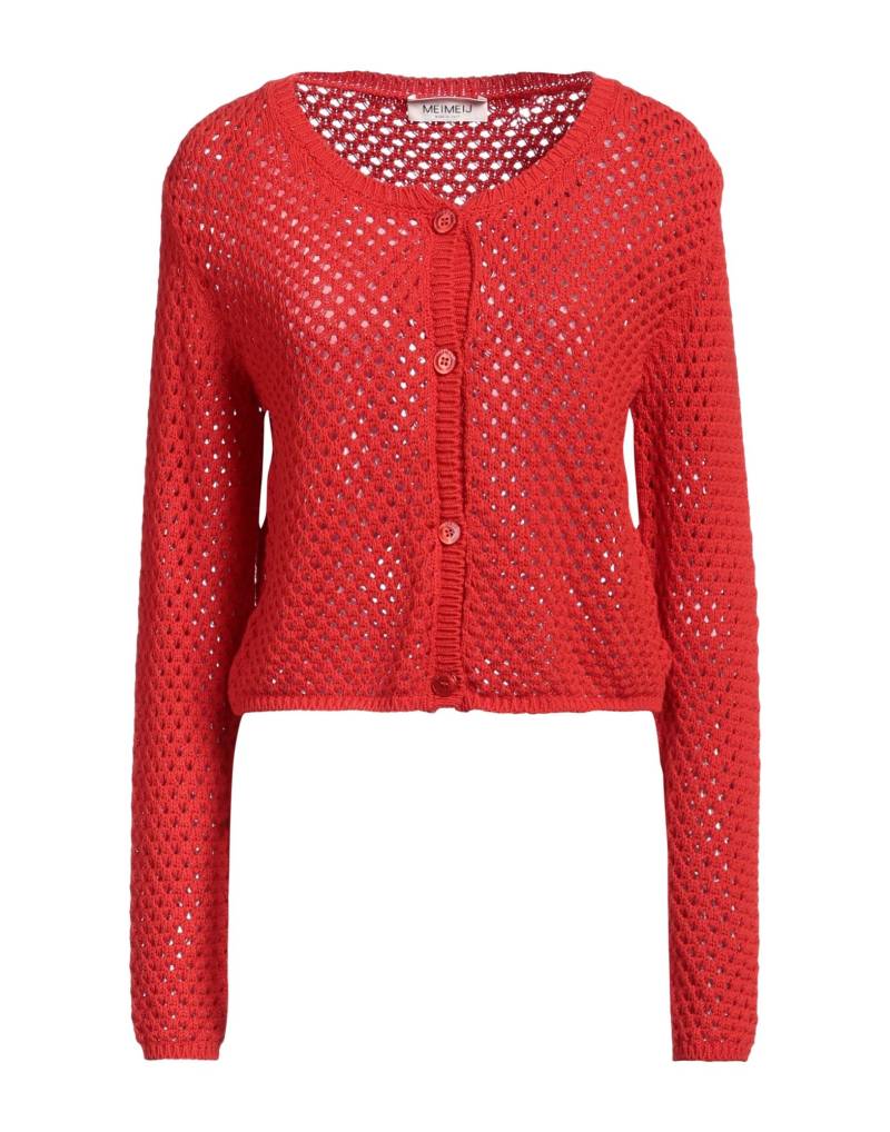 MEIMEIJ Strickjacke Damen Rot von MEIMEIJ