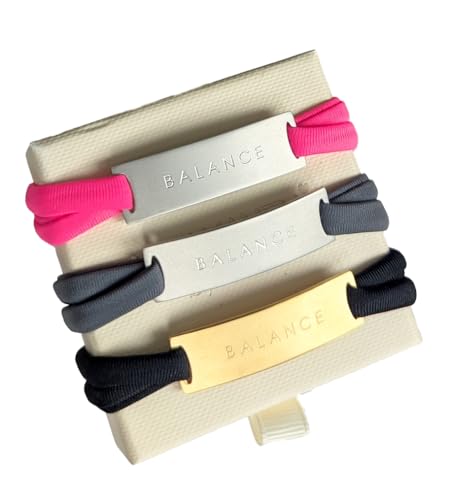 Feel Free Armband mit Gravur "BALANCE" – Damen & Herren Mantra-Armband – Edelstahl Silber – Elastisches Band Pink – Motivierend, Bequem, Wasserfest Feel Free Armband mit Gravur "BALANCE" – Damen & Herren Mantra-Armband – Edelstahl Silber – Elastisches Band Pink – Motivierend, Bequem, Wasserfest von MEIN MANTRA by alexa