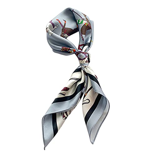 MEISEE Damen 68,6 cm Mode-Schal, Blau Grau, 27in von MEISEE