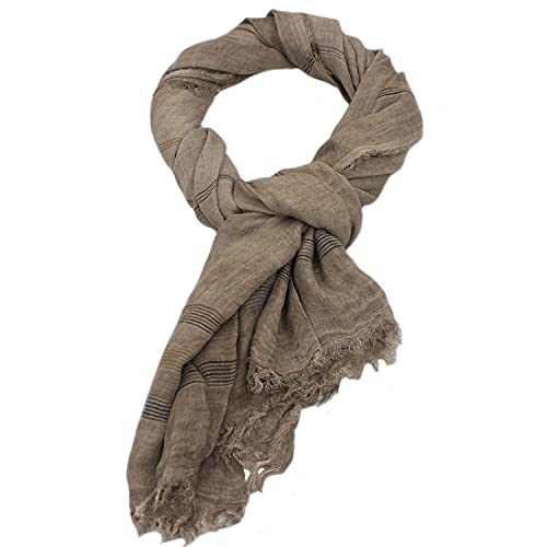 MEISHINE 190 * 90cm Herbst Winter Herren Baumwolle Gemischt Schal Mode Drucken Schal Herren Halstuch Basic Scarf (Style 1) von MEISHINE