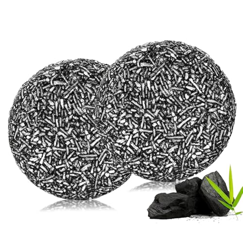 Grau Glanz Seife, Haarwachstum Shampoo Gegen Haarausfall Frauen, Anti Gray Bar, Festes Shampoo Gegen Graue Haare, Natural Bambuskohle Haarseife - Grau Glanz Haar Revitalisierungsbar von MEITREND