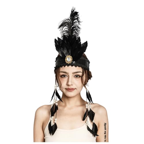 Damen Hippie Boho Haarband Boho Quaste Hippie Stirnbänder Kopfschmuck Party Headwear Haarschmuck Für Frauen Mädchen Indianer Haarband Indianer Haarschmuck Damen Hippie Boho Haarband Boho Quaste Hippie Stirnbänder Kopfschmuck Party Headwear Haarschmuck Für Frauen Mädchen Indianer Haarband Indianer Haarschmuck von MEIYOUMK