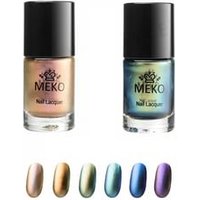 MEKO - Glazed Aurora Series Nail Polish 05 Blue Lake Morning Light - 12ml von MEKO