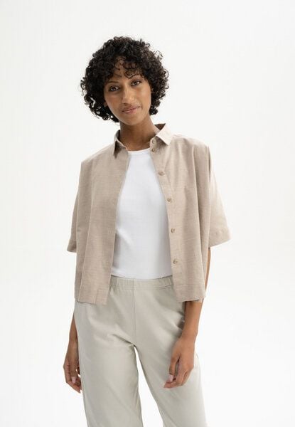 Bluse kurzärmlig Style RINARA | von MELA | Fairtrade & GOTS zertifiziert von MELA