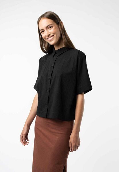 Bluse kurzärmlig Style RINARA | von MELA | Fairtrade & GOTS zertifiziert von MELA