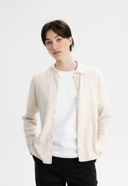 Feinstrick Cardigan ULUPI | von MELA | Fairtrade & GOTS zertifiziert von MELA