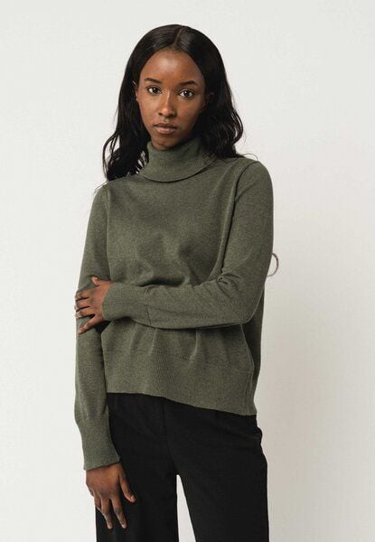 Feinstrick Rollkragenpullover MAYURA | von MELA | Fairtrade & GOTS zertifiziert von MELA