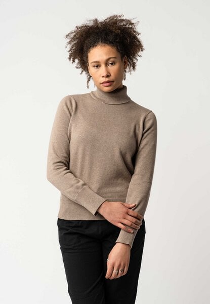 Feinstrick Rollkragenpullover MAYURA | von MELA | Fairtrade & GOTS zertifiziert von MELA