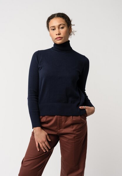 Feinstrick Rollkragenpullover MAYURA | von MELA | Fairtrade & GOTS zertifiziert von MELA