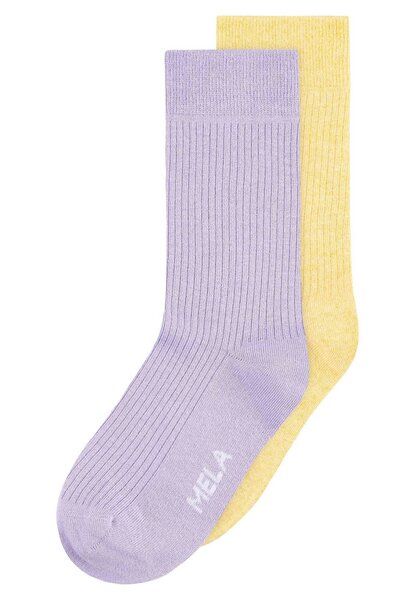 Gerippte Socken 2er Pack | von MELA | Fairtrade & GOTS zertifiziert von MELA