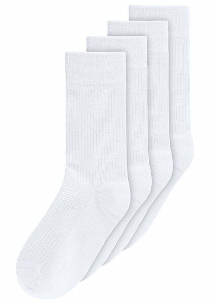 Gerippte Socken 4 Paare | von MELA | Fairtrade & GOTS zertifiziert von MELA