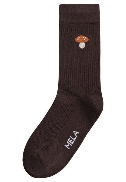 Gerippte Socken Stickerei 1er Pack | von MELA | Fairtrade & GOTS zertifiziert von MELA