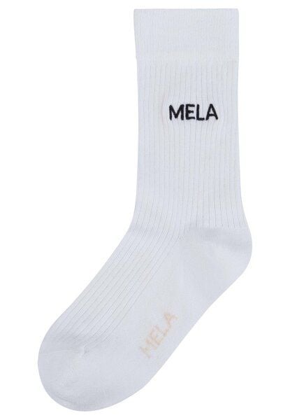Gerippte Socken Stickerei 1er Pack | von MELA | Fairtrade & GOTS zertifiziert von MELA