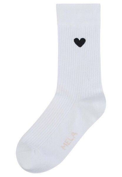Gerippte Socken Stickerei 1er Pack | von MELA | Fairtrade & GOTS zertifiziert von MELA