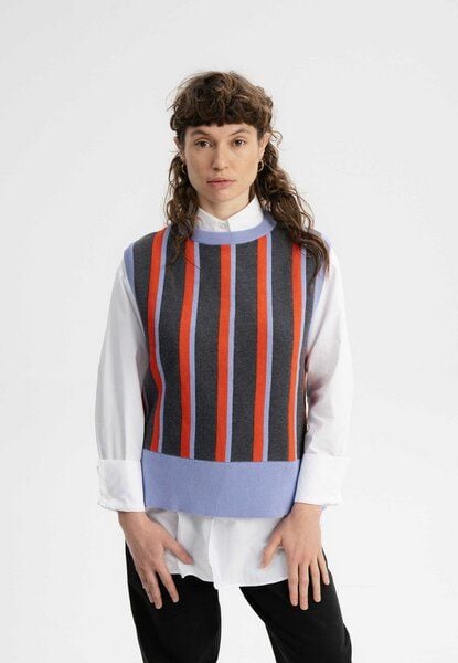 Jacquard Strick Pullunder JAMUNA | von MELA | Fairtrade & GOTS zertifiziert von MELA