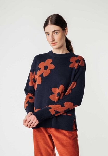 Jacquard Strickpullover FAIZA | von MELA | Fairtrade & GOTS zertifiziert von MELA