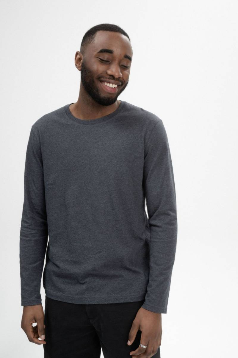 Longsleeve Jerin Basic Grau von MELA