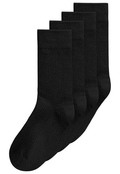 MELA 4-Paar Fairtrade Socken aus Biobaumwolle | gerippt von MELA