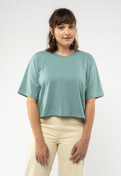 Cropped T-Shirt JANDRA | von MELA | Fairtrade & GOTS zertifiziert von MELA