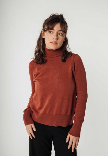 Feinstrick Rollkragenpullover MAYURA | von MELA | Fairtrade & GOTS zertifiziert von MELA