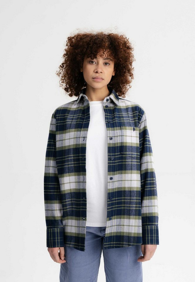 MELA Flanellhemd Damen Flanell Shirt AKHELA clean von MELA