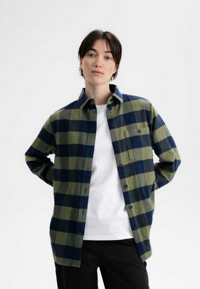 MELA Flanellhemd Damen Flanell Shirt AKHELA clean von MELA